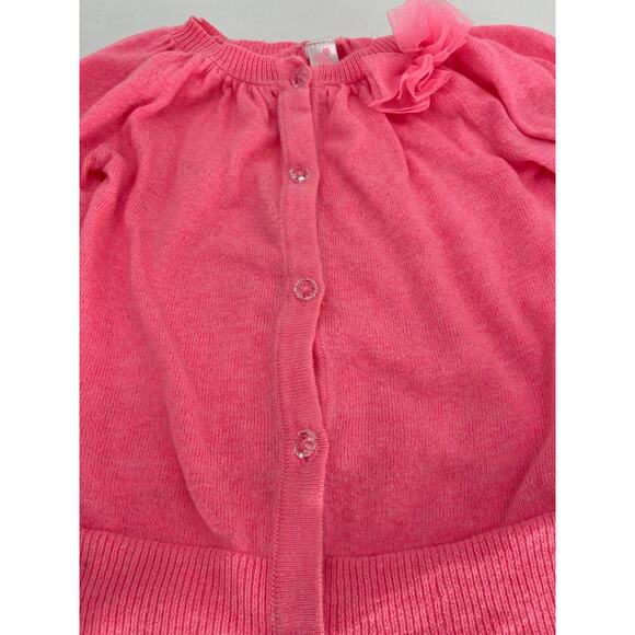 Cherokee Neon Pink Cardigan 2T - Picture 2 of 4